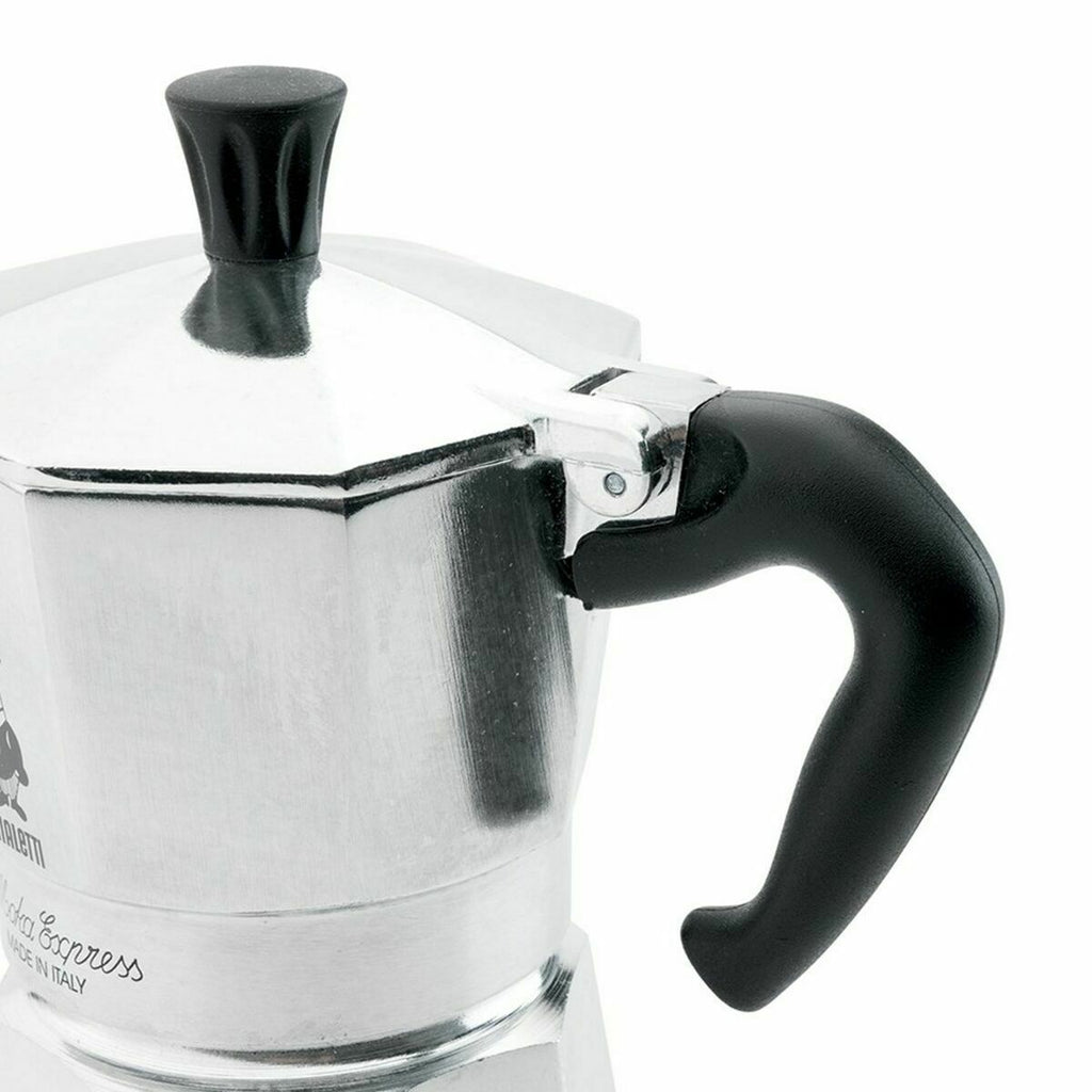 Italian Coffee Pot Bialetti 0001163 Silver Aluminium 6 Cups-16
