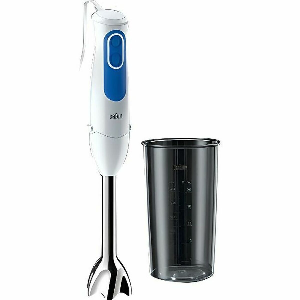 Hand-held Blender Braun MQ 3000 WH 600 ml Blue/White 700 W-0