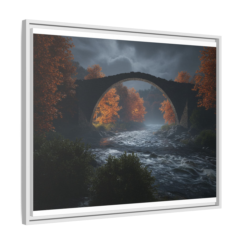 Framed Matte Canvas Print — Devil's Bridge