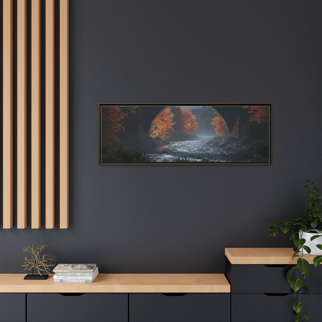 Framed Matte Canvas Print — Devil's Bridge