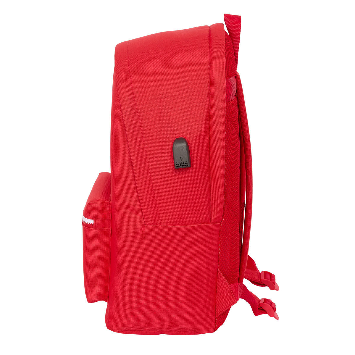 Rucksack for Laptop and Tablet with USB Output Sevilla Fútbol Club Red 31 x 44 x 18 cm-2