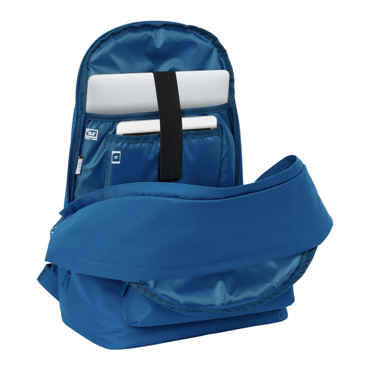 Laptop Backpack Real Madrid C.F. Blue 31 x 44 x 18 cm-3