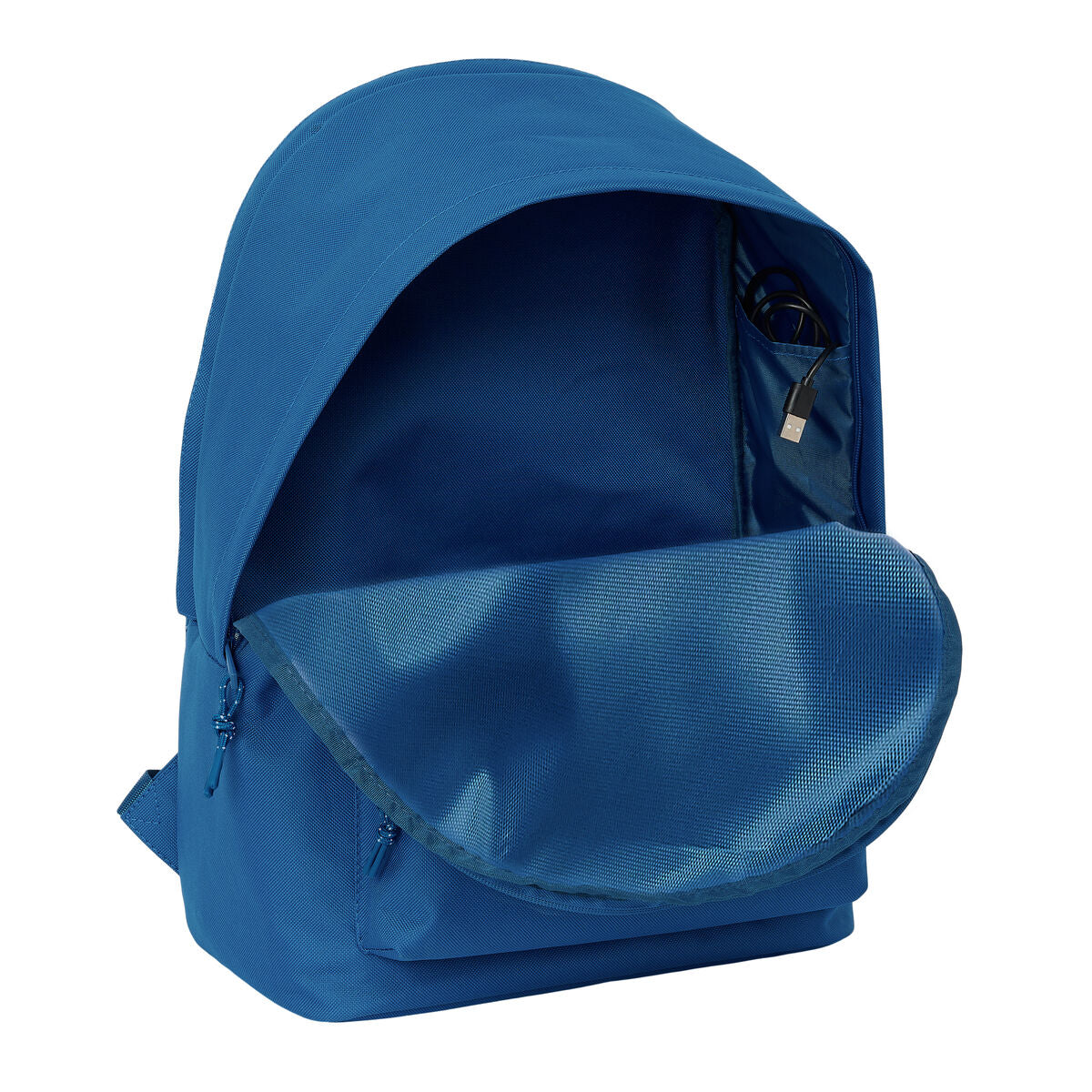 Laptop Backpack Real Madrid C.F. Blue 31 x 44 x 18 cm-2