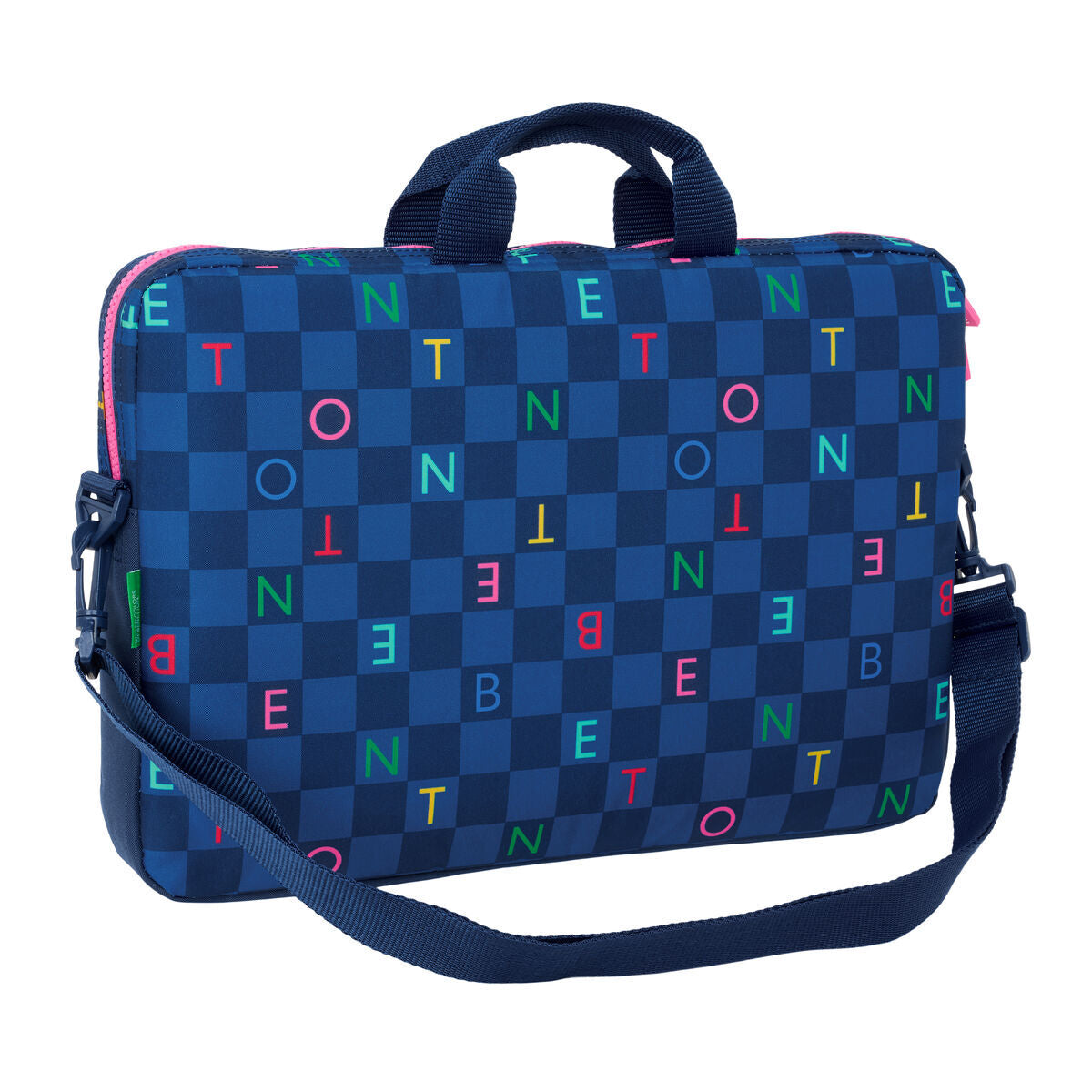 Laptop Case Benetton Damero Navy Blue 40 x 27 x 4 cm-2