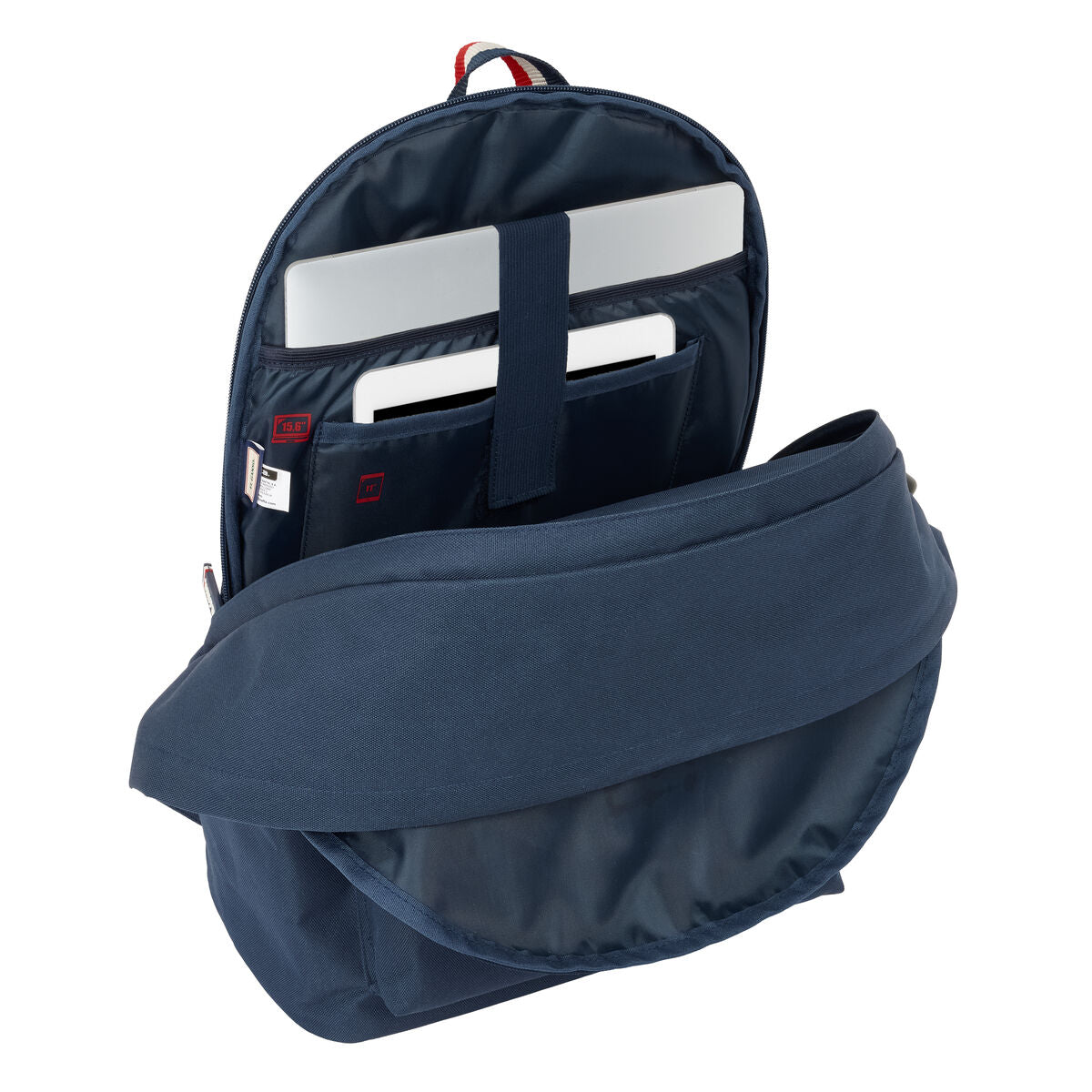 Rucksack for Laptop and Tablet with USB Output El Ganso Eclipse Navy Blue-4