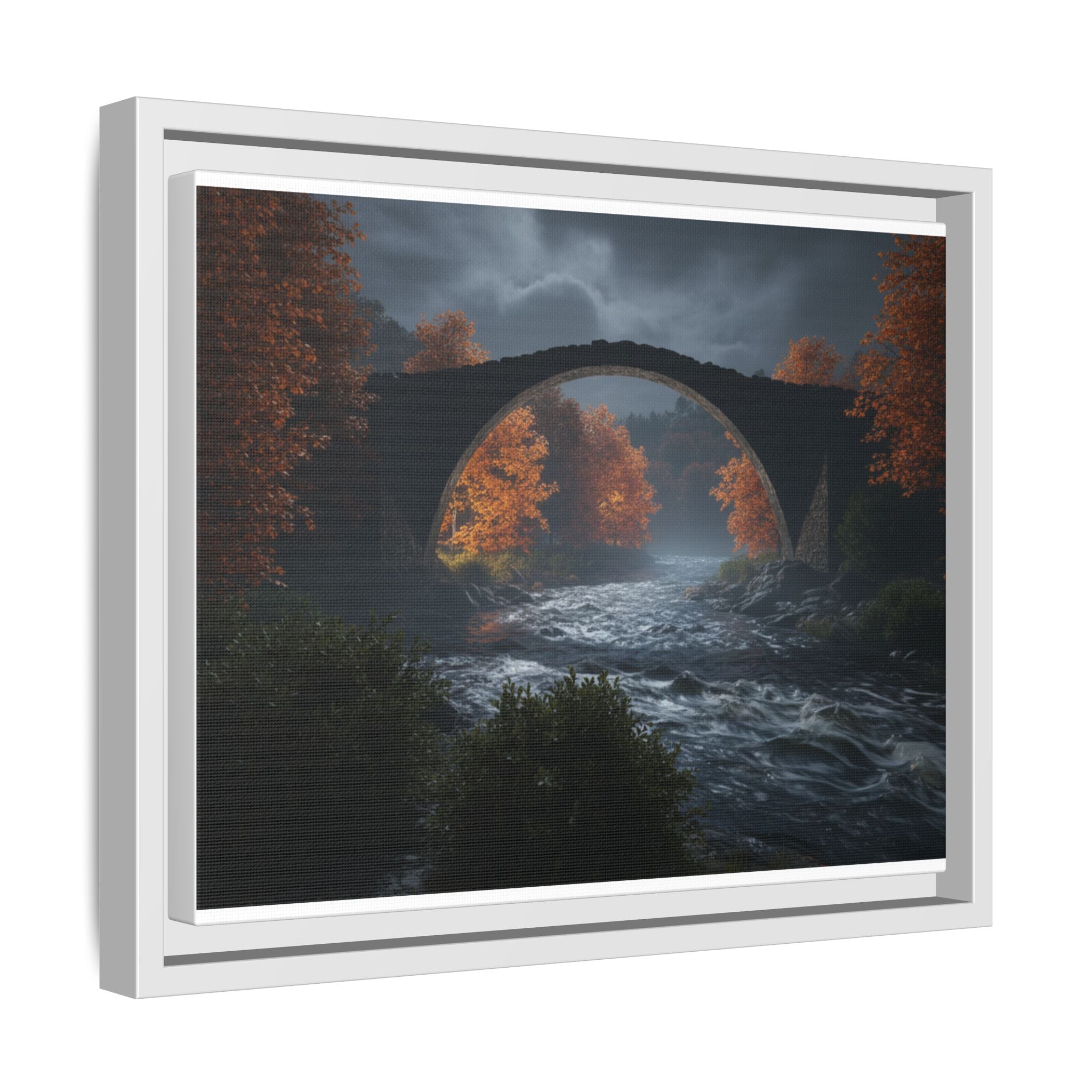 Framed Matte Canvas Print — Devil's Bridge