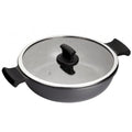 Casserole with lid Inoxibar ABSOLUT Grey Ø 32 cm-0