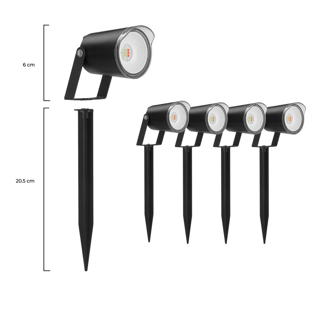 LED spotlight KSIX SmartLED Black (3000K)-8