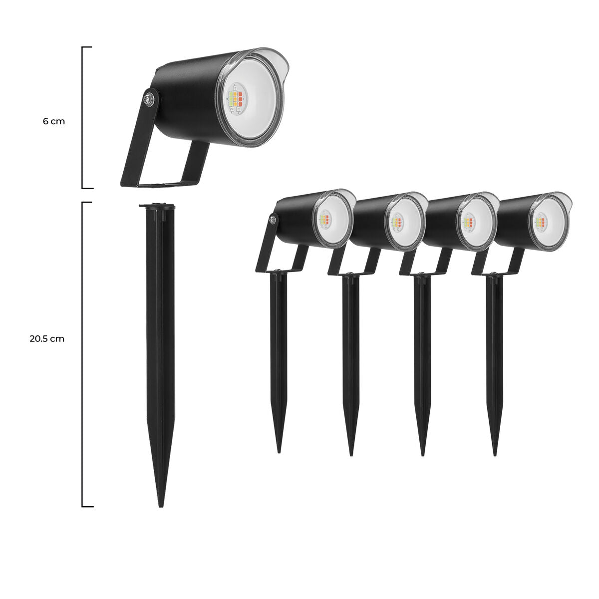 LED spotlight KSIX SmartLED Black (3000K)-8