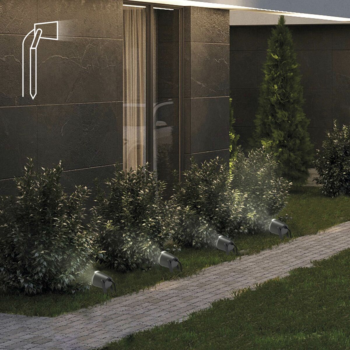 LED spotlight KSIX SmartLED Black (3000K)-2