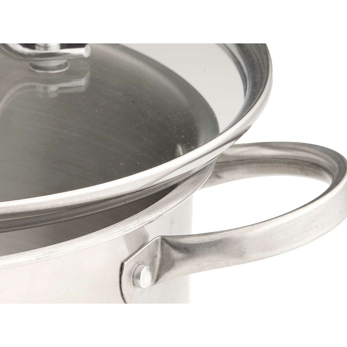 Casserole with lid Kinvara Silver 31,7 x 16,5 x 24 cm 30,5 x 14 x 23,5 cm 31 x 14 x 23,5 cm-1