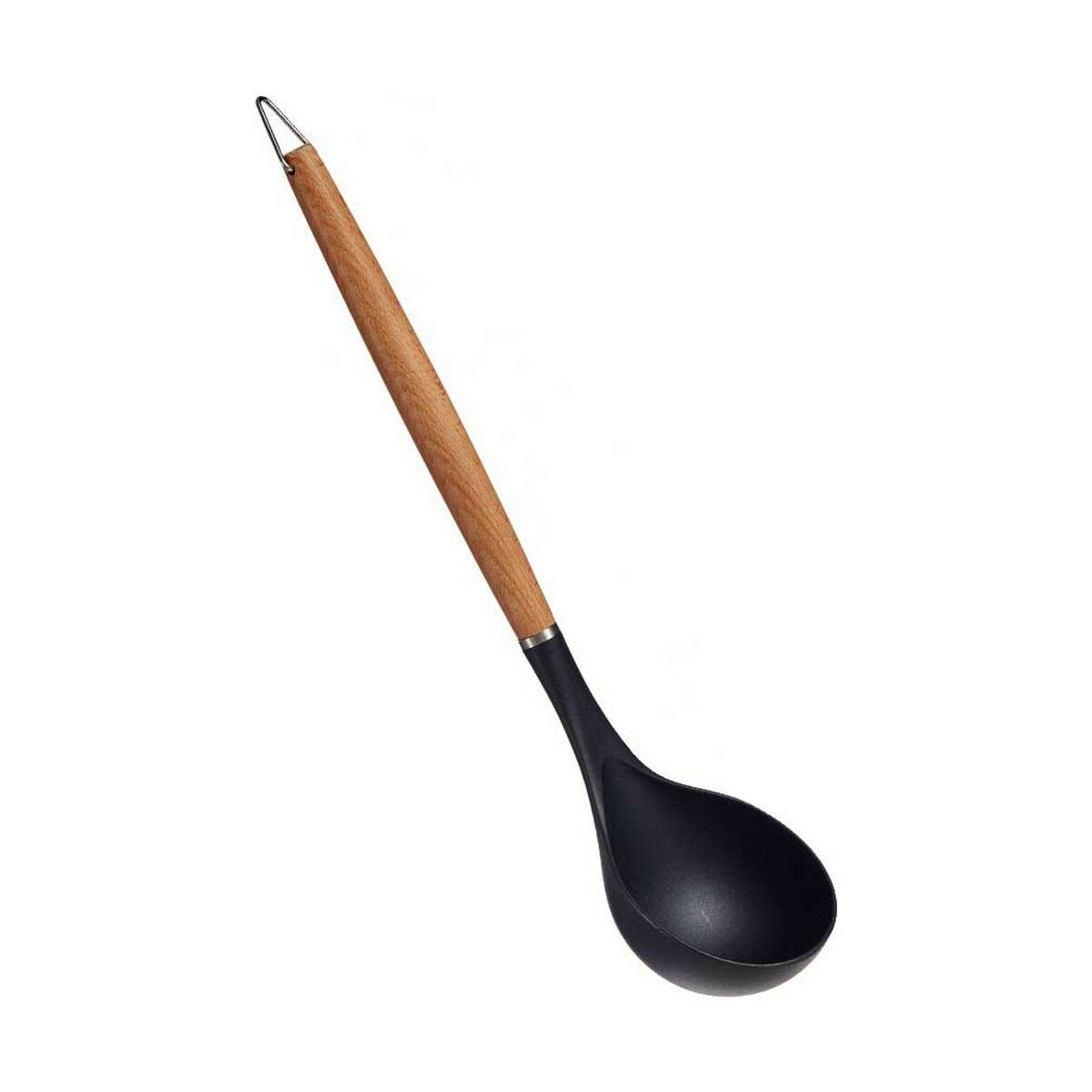 Ladle Kinvara beech wood 8 x 3 x 32,5 cm Brown Black-0