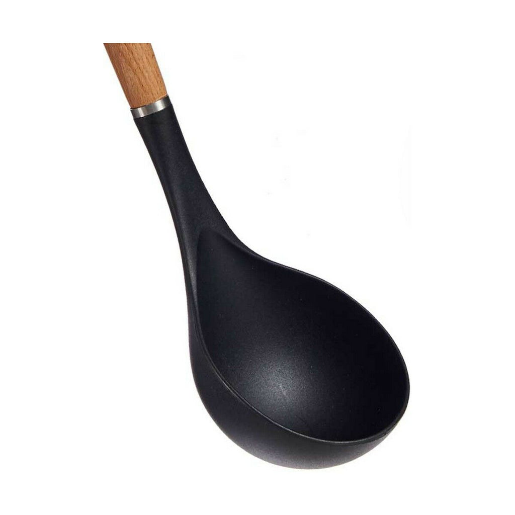 Ladle Kinvara beech wood 8 x 3 x 32,5 cm Brown Black-1