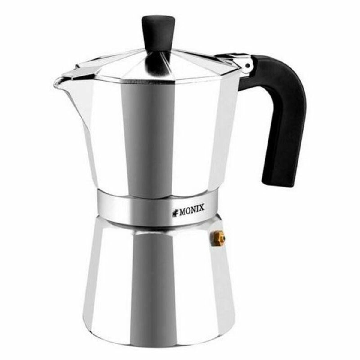 Italian Coffee Pot Monix Braisogona_M620012 Steel Aluminium 12 Cups-0