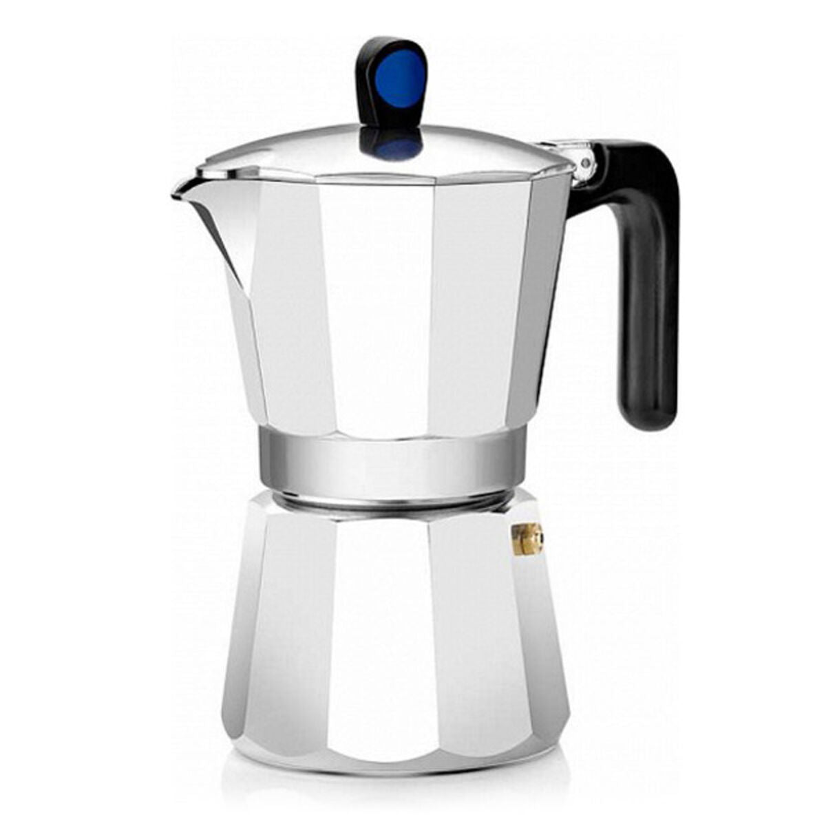 Italian Coffee Pot Monix M860009 Steel Aluminium 9 Cups-0