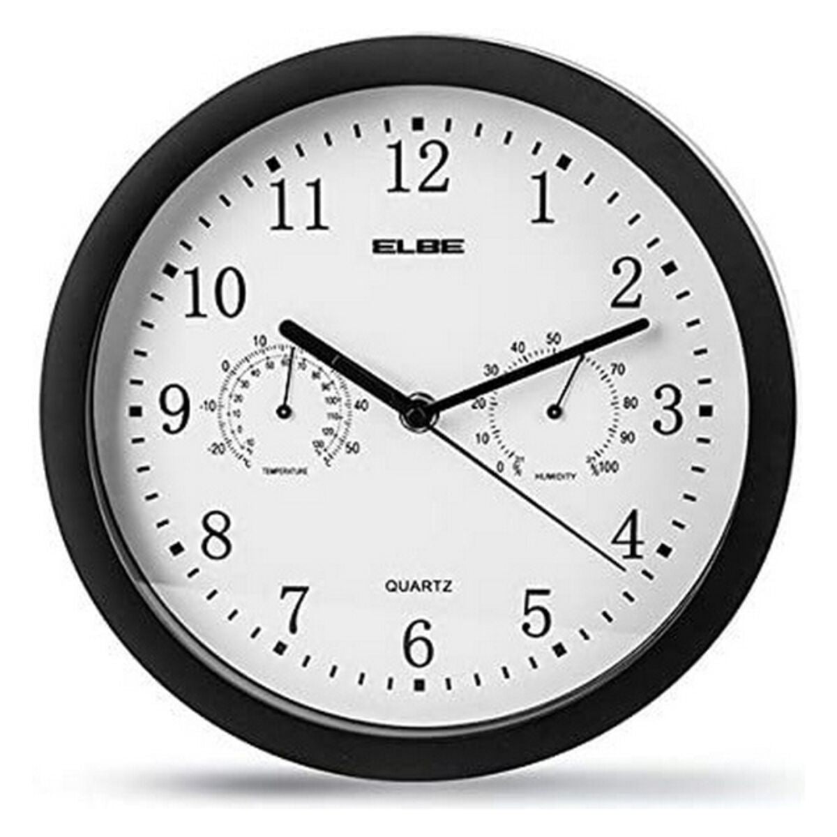 Wall Clock ELBE RP-1005-N White/Black-0