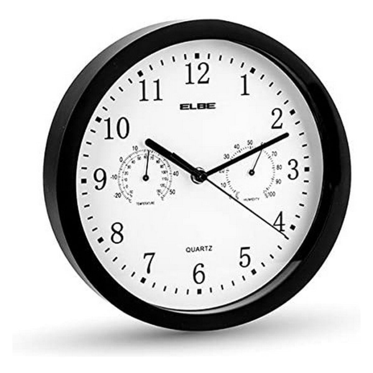Wall Clock ELBE RP-1005-N White/Black-7
