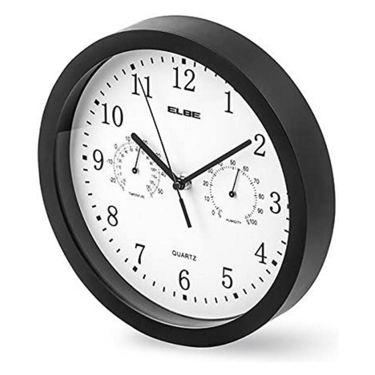 Wall Clock ELBE RP-1005-N White/Black-6