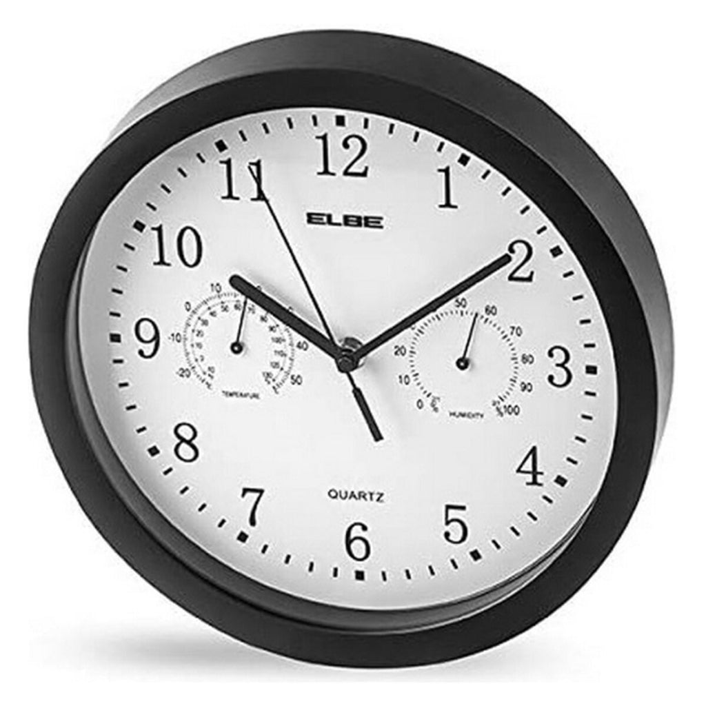 Wall Clock ELBE RP-1005-N White/Black-5