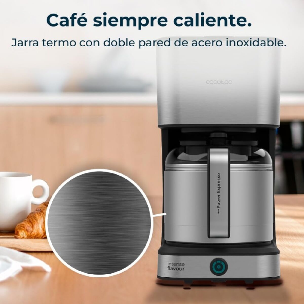 Drip Coffee Machine Cecotec 66 Drop & Thermo-3