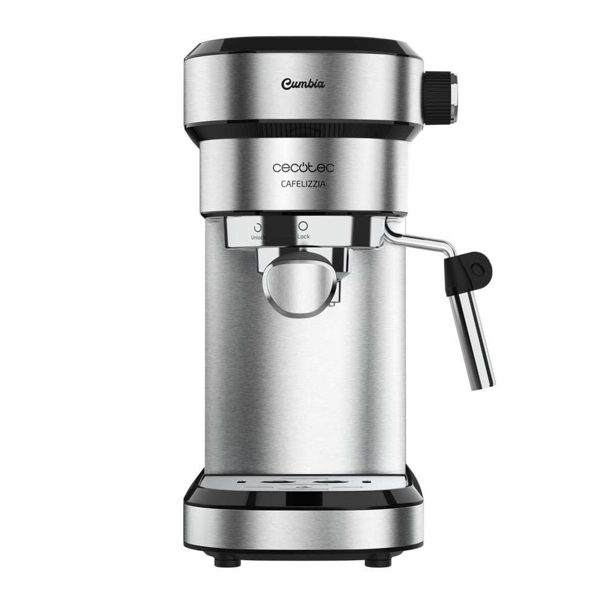 Cecotec Electric Coffee Maker Cafelizzia Steel 1.2L 850W 20 bar espresso cappuccino-3