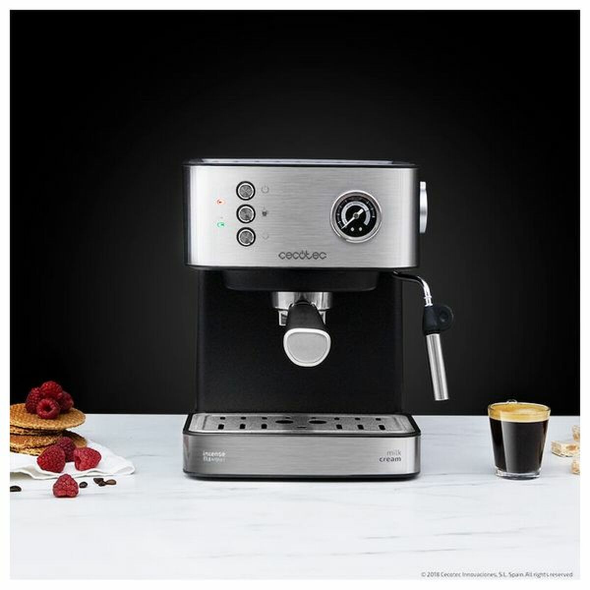 Express Manual Coffee Machine Cecotec Power Espresso 20 Professionale 1,5 L 1,5 L-3