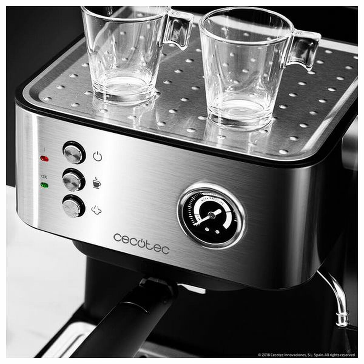 Express Manual Coffee Machine Cecotec Power Espresso 20 Professionale 1,5 L 1,5 L-4