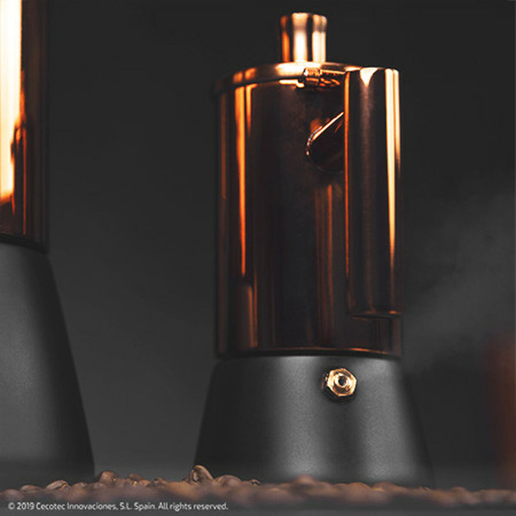 Italian Coffee Pot Cecotec Cumbia Moking 100 ml/200 ml/300 ml Stainless steel-1