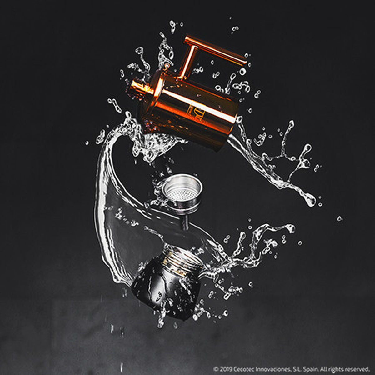 Italian Coffee Pot Cecotec Cumbia Moking 100 ml/200 ml/300 ml Stainless steel-3