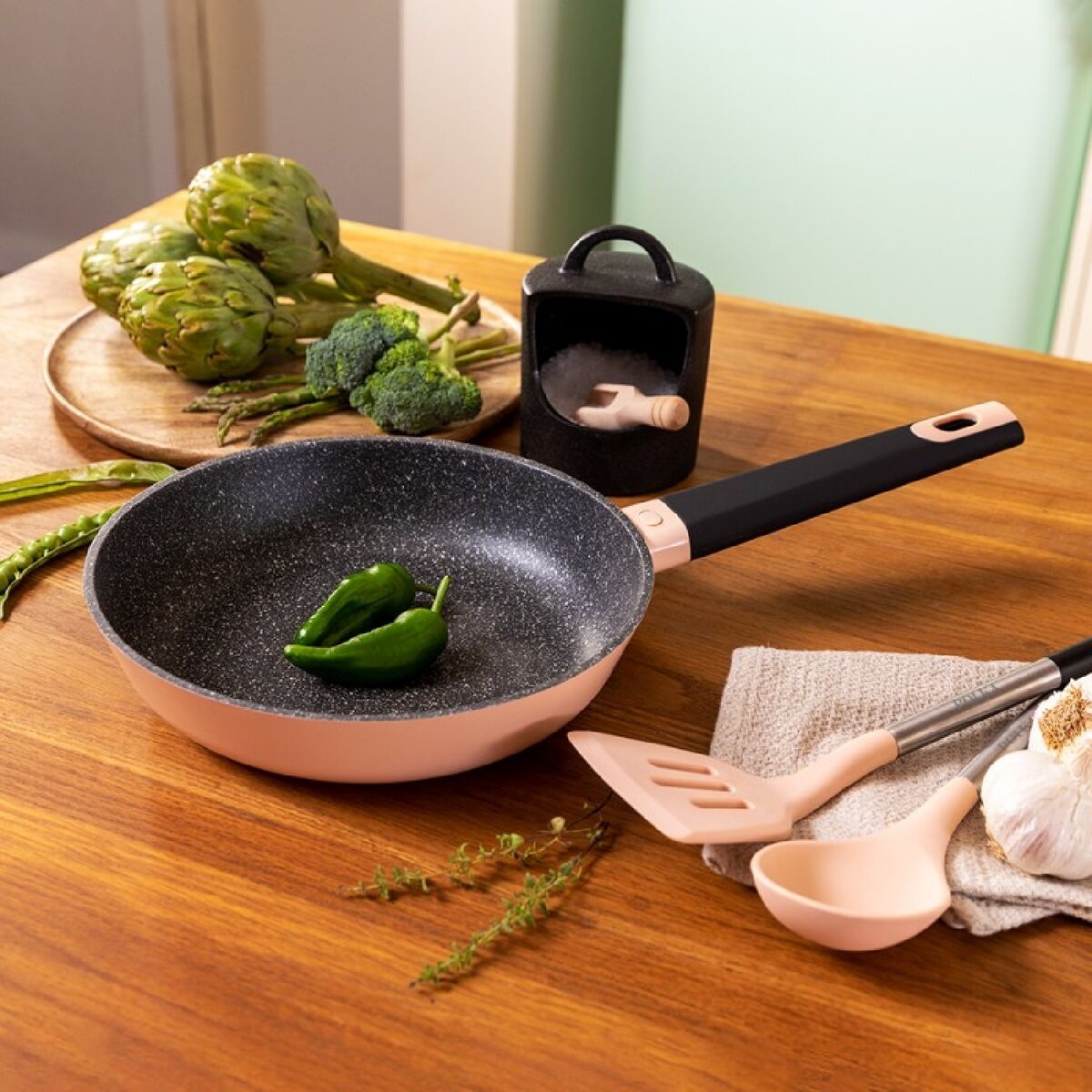 Set of pans Cecotec Polka Experience Cast aluminium-4