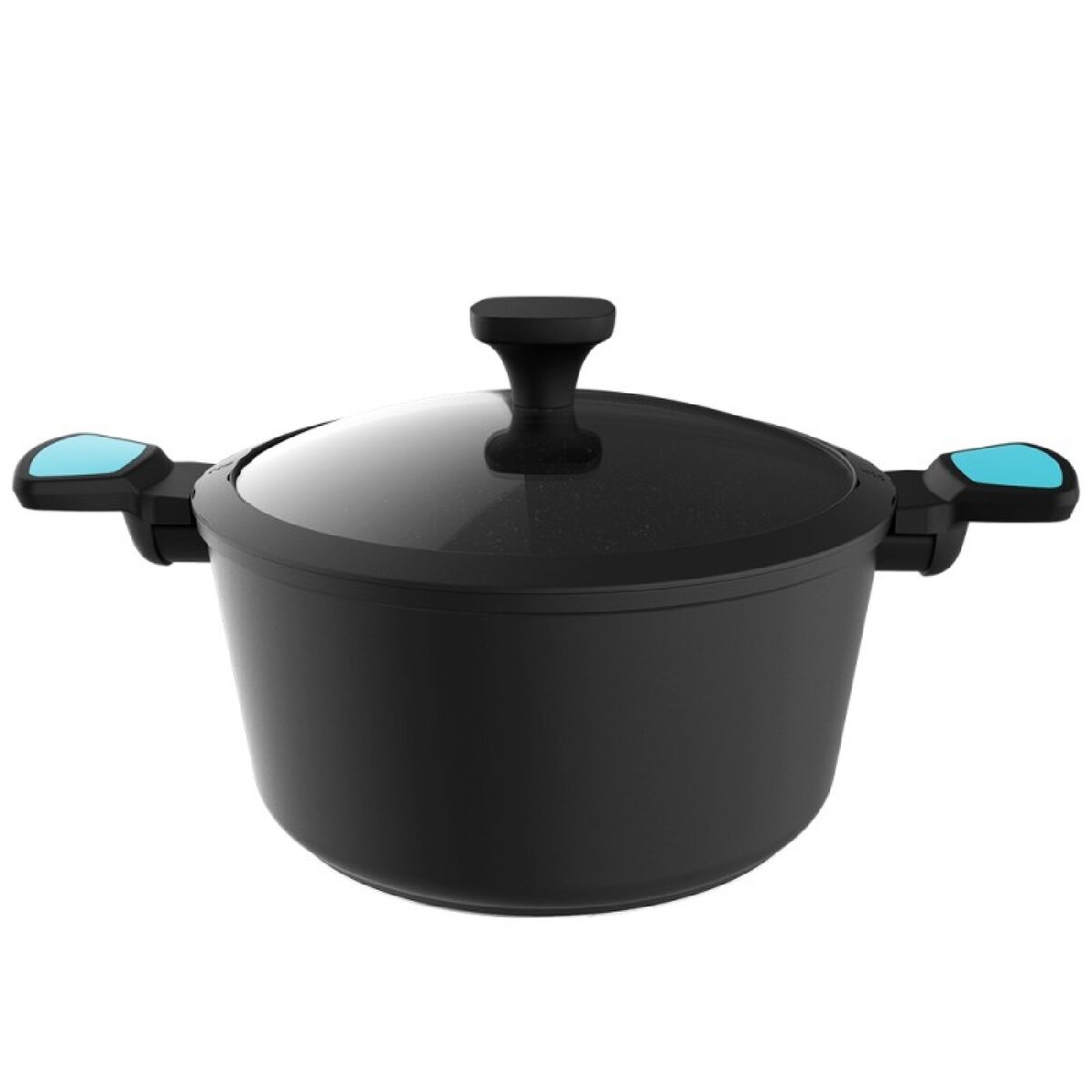 Casserole with Lid Cecotec Polka Platinum 28 Pot Thunder 4,5 L Black Grey Aluminium Ø 28 cm-0