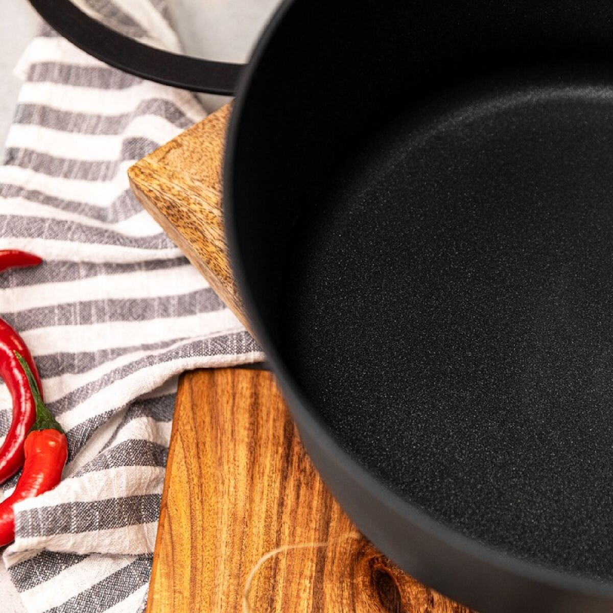 Casserole with Lid Cecotec Polka Platinum 28 Pot Thunder 4,5 L Black Grey Aluminium Ø 28 cm-1