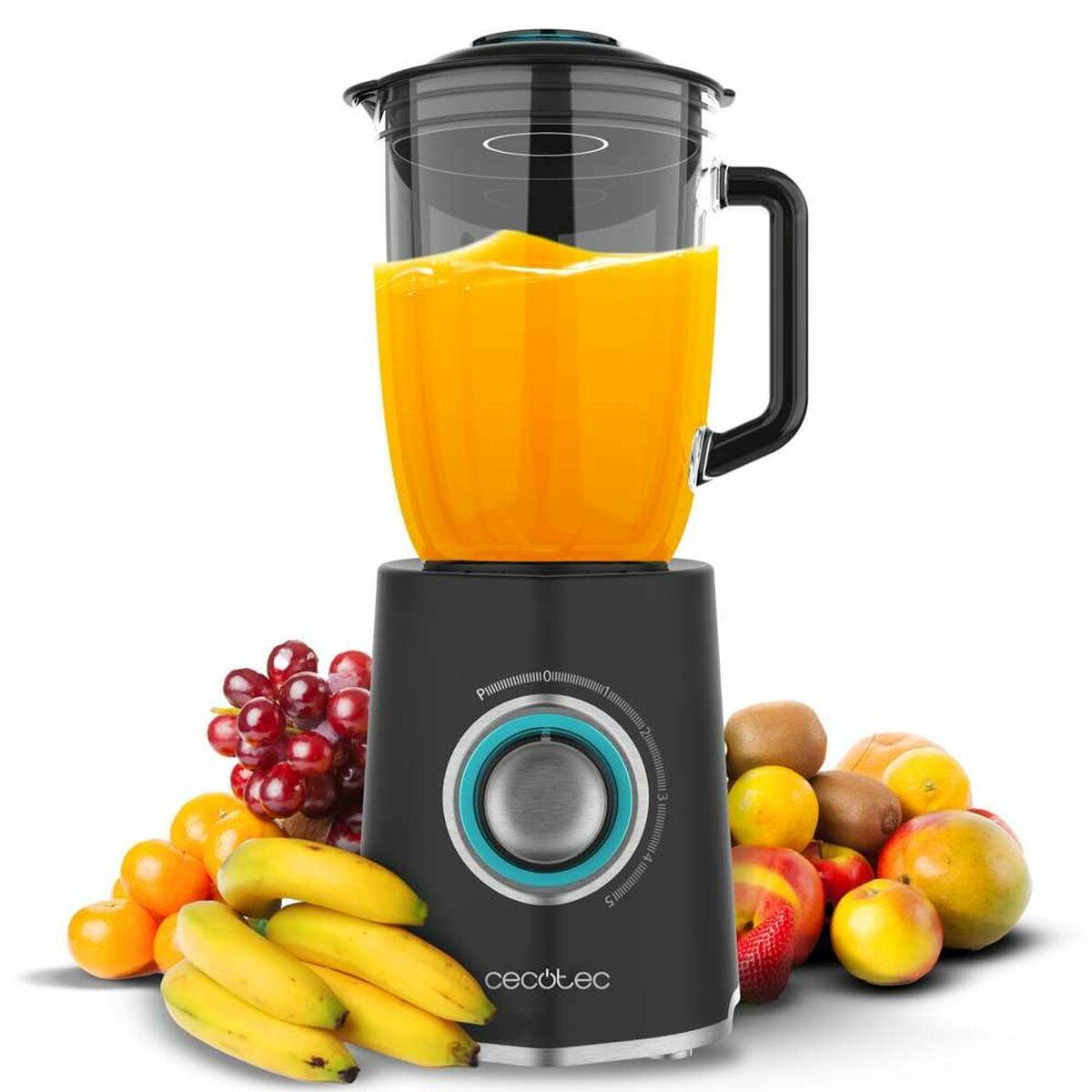 Cup Blender Cecotec Power black Titanium 2000Max Mix Go 2000 W Black 1,5 L-0