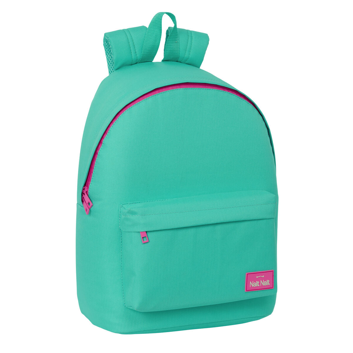 Laptop Backpack Nait Nait Mint Green 31 x 41 x 16 cm-0