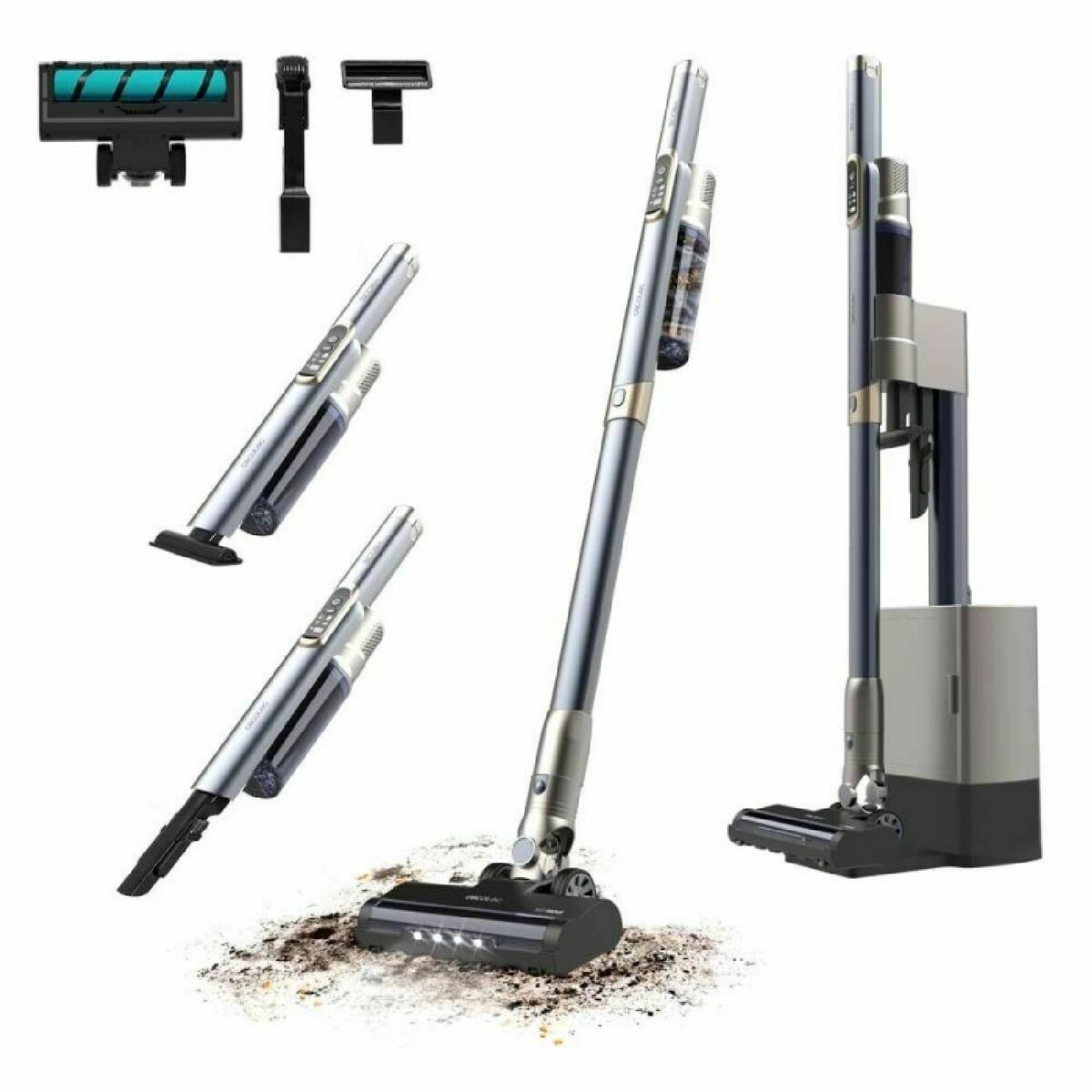 Stick Vacuum Cleaner Cecotec Scoba 2100 Station 210 W-0