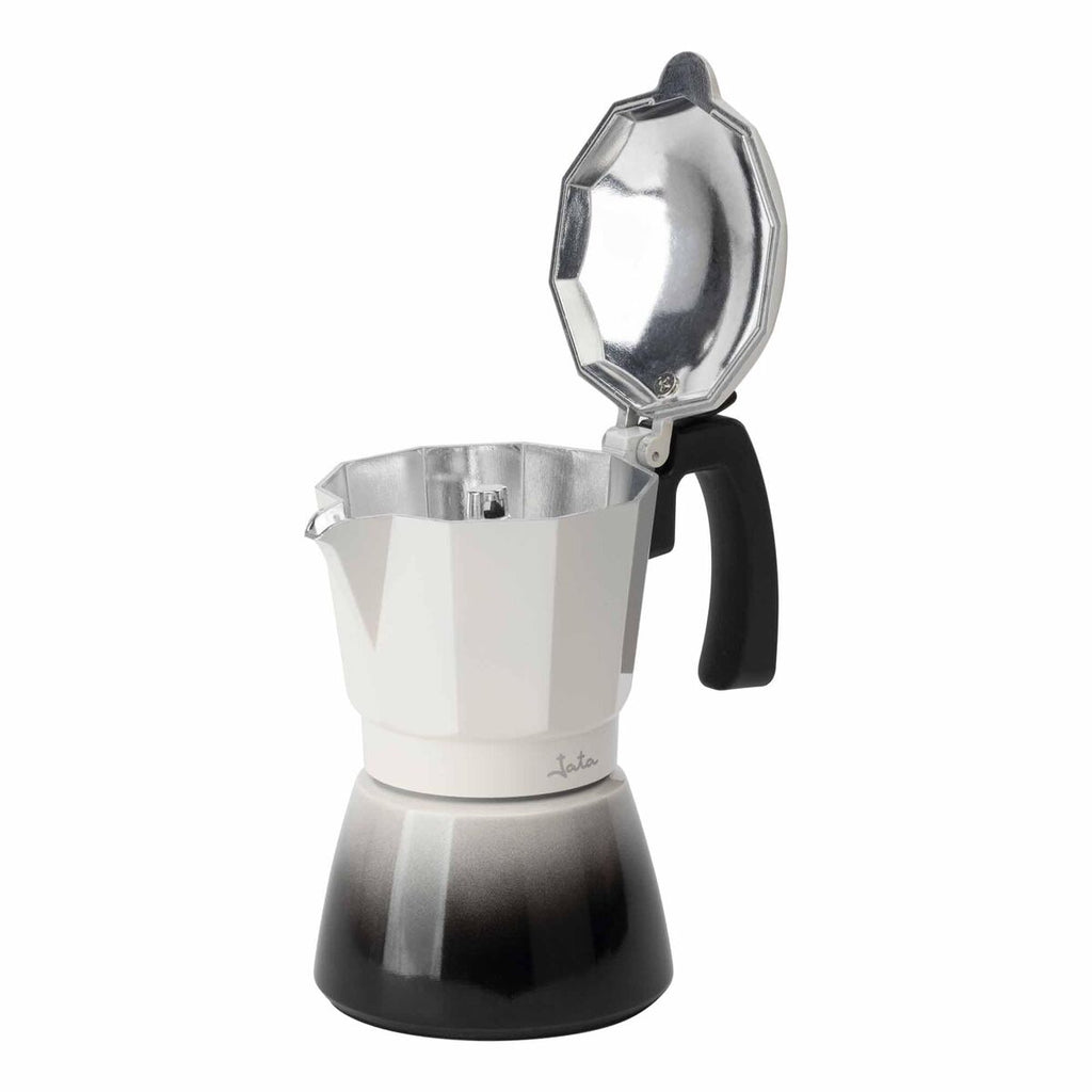 Italian Coffee Pot JATA HCAF2409 Cream Aluminium 9 Cups-6