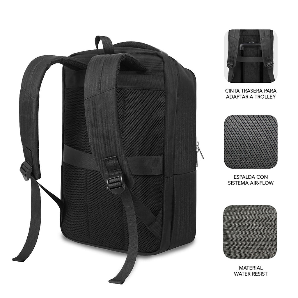 Laptop Backpack Subblim SUBBP-2BL1015 Black-1