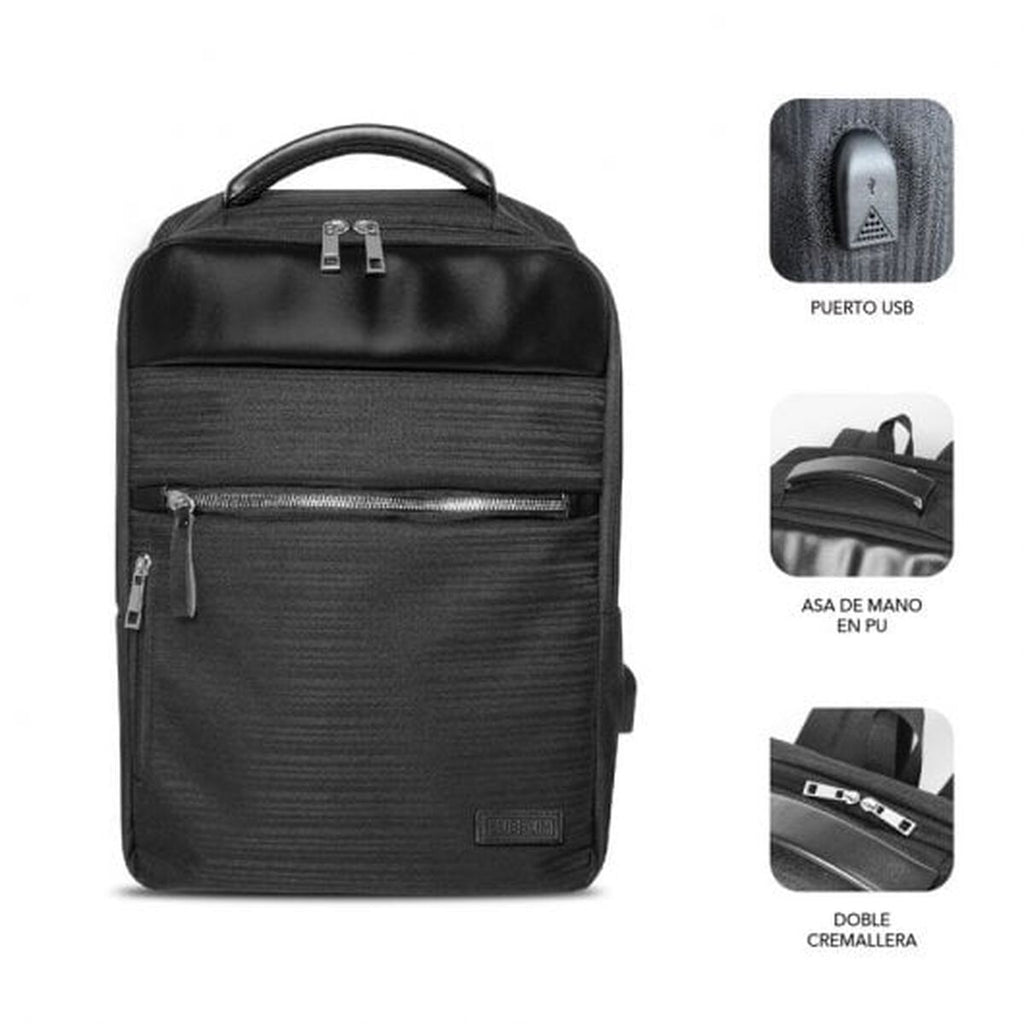 Laptop Backpack Subblim SUBBP-2BL1015 Black-9