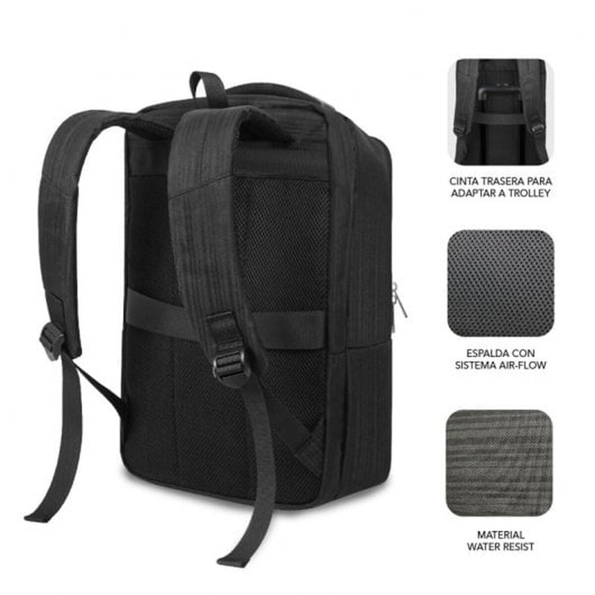 Laptop Backpack Subblim SUBBP-2BL1015 Black-8