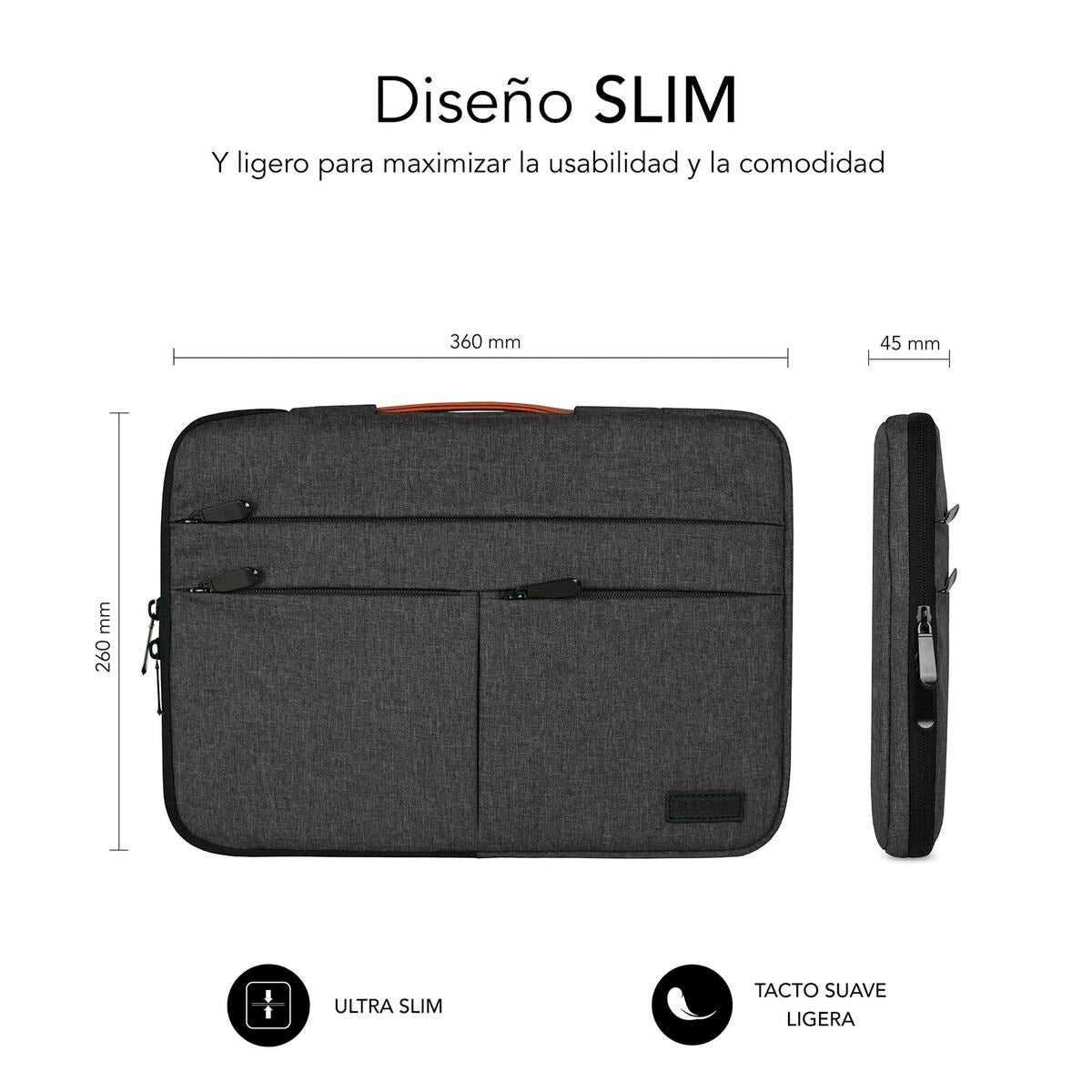 Laptop Case Subblim SUBLSAP36050 Grey-20