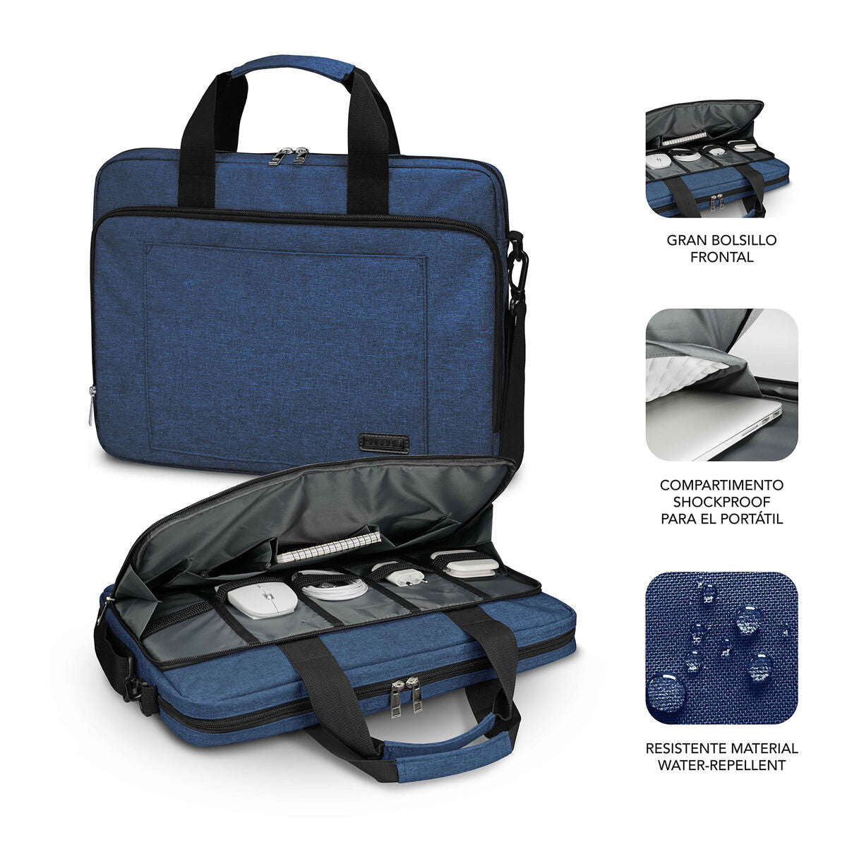 Laptop Case Subblim SUB-LB-4APLB11 Blue-14