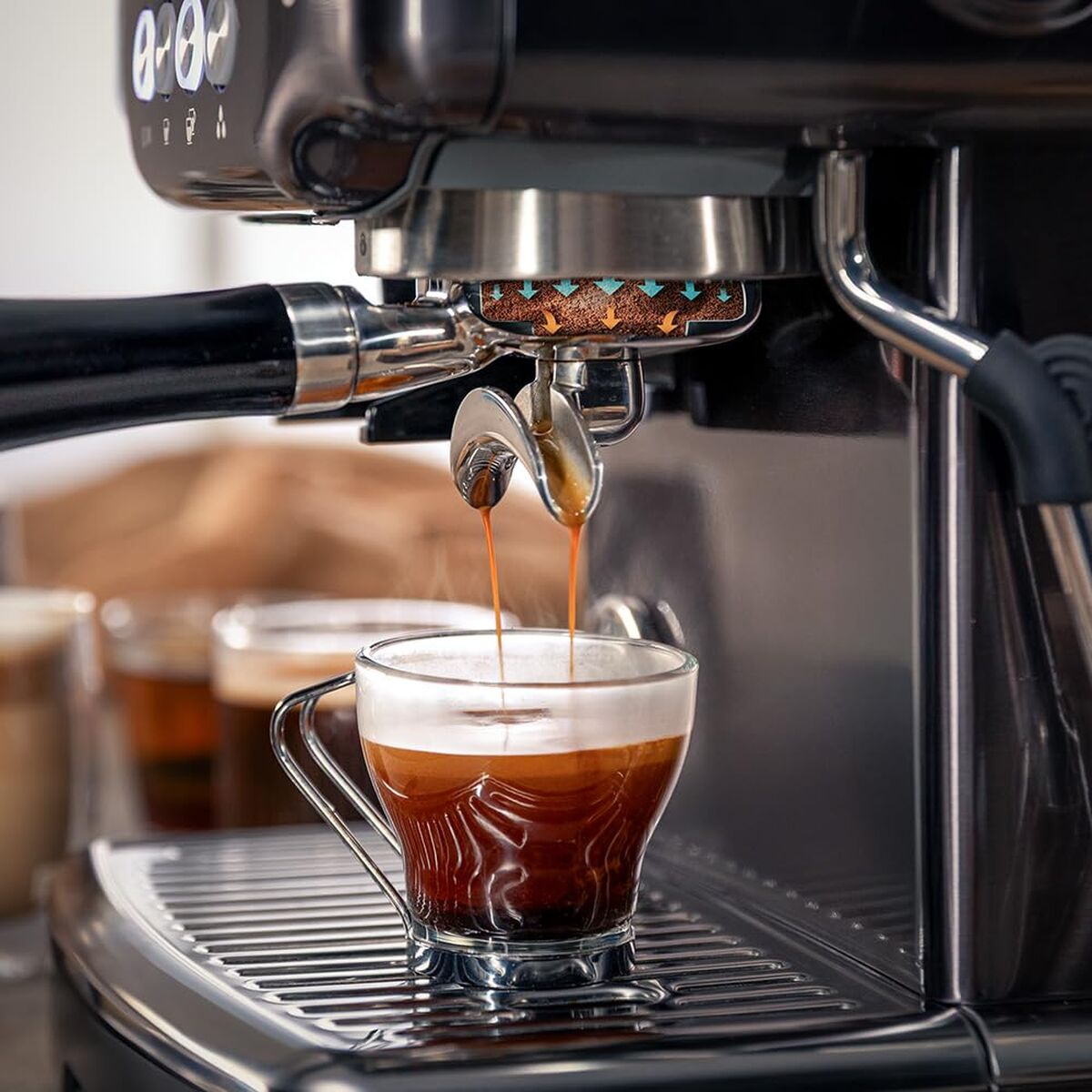 Cecotec Espresso Machine Power Espresso 20 Barista 20bar 2200W grinder steamer-6