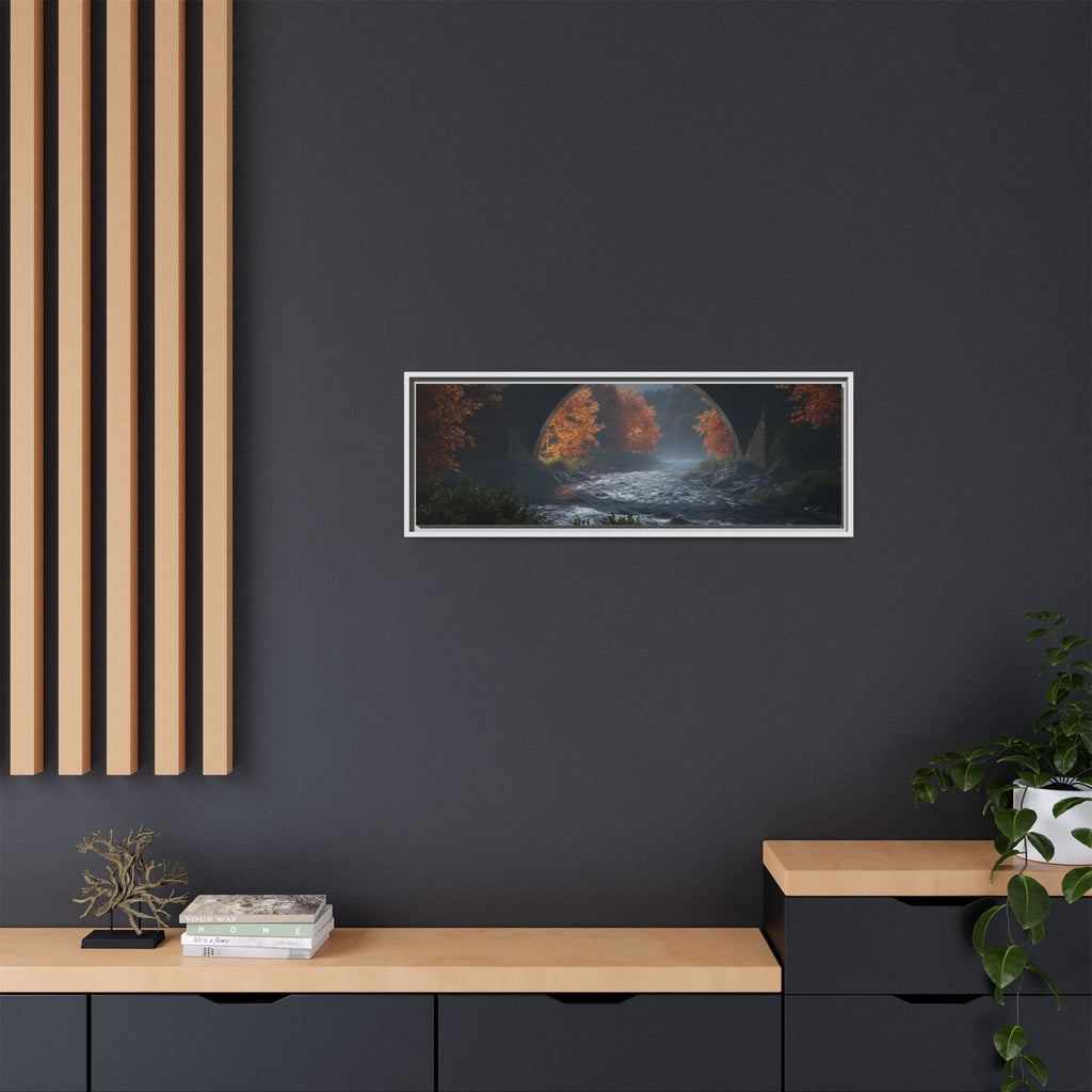 Framed Matte Canvas Print — Devil's Bridge