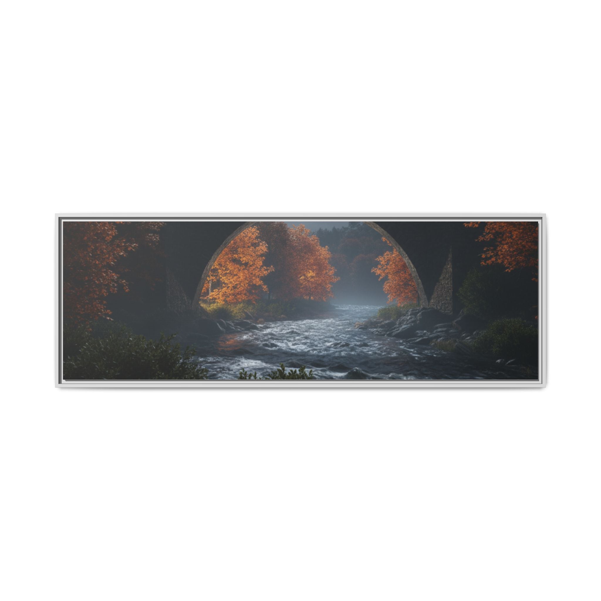 Framed Matte Canvas Print — Devil's Bridge