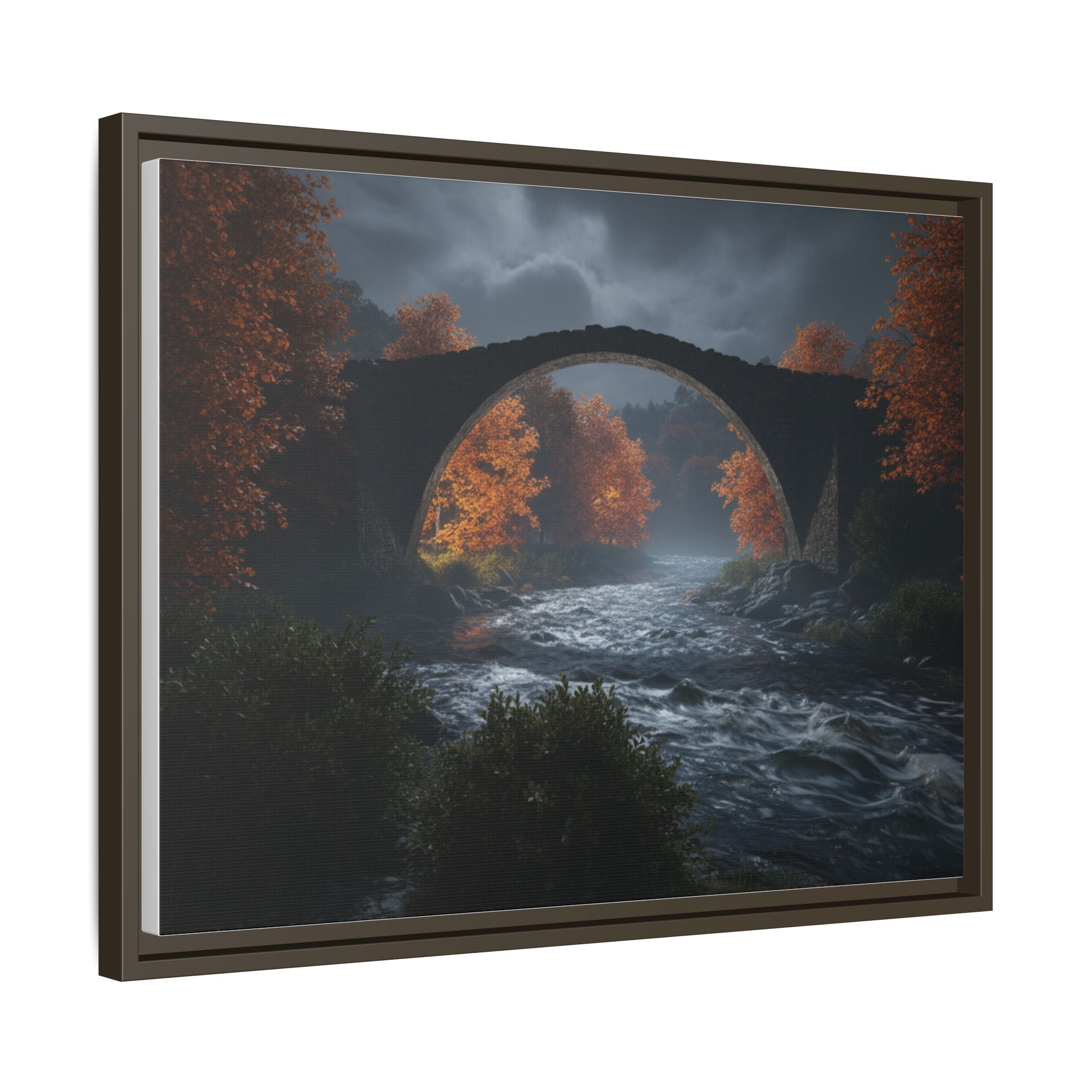 Framed Matte Canvas Print — Devil's Bridge