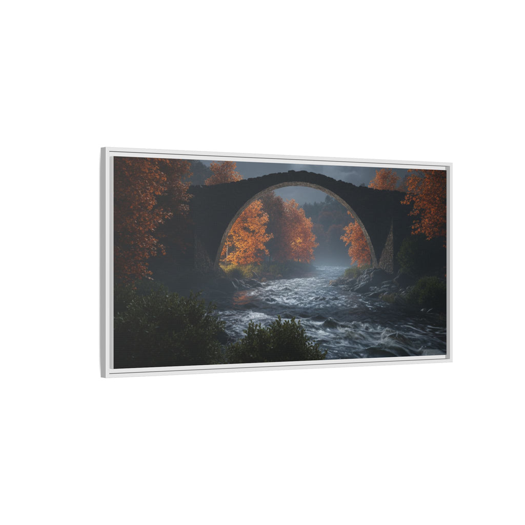 Framed Matte Canvas Print — Devil's Bridge