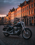 Harley Davidsson Svart - Poster 30x42cm