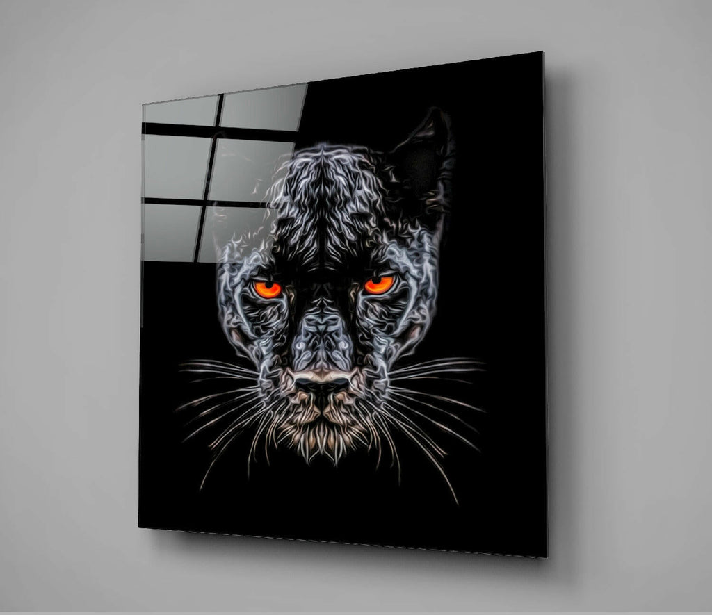 Panther Glass Wall Art-2