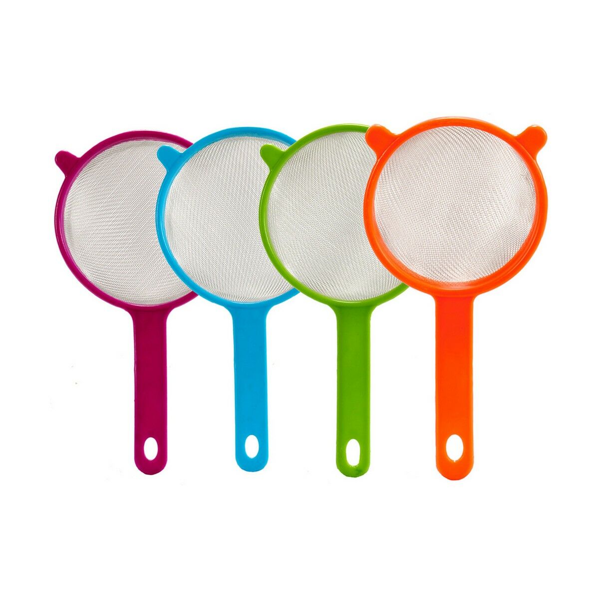 Strainer Kinvara 22226 Blue Green Purple Orange Metal Aluminium polypropylene Plastic Ø 12 cm (12 Units)-1