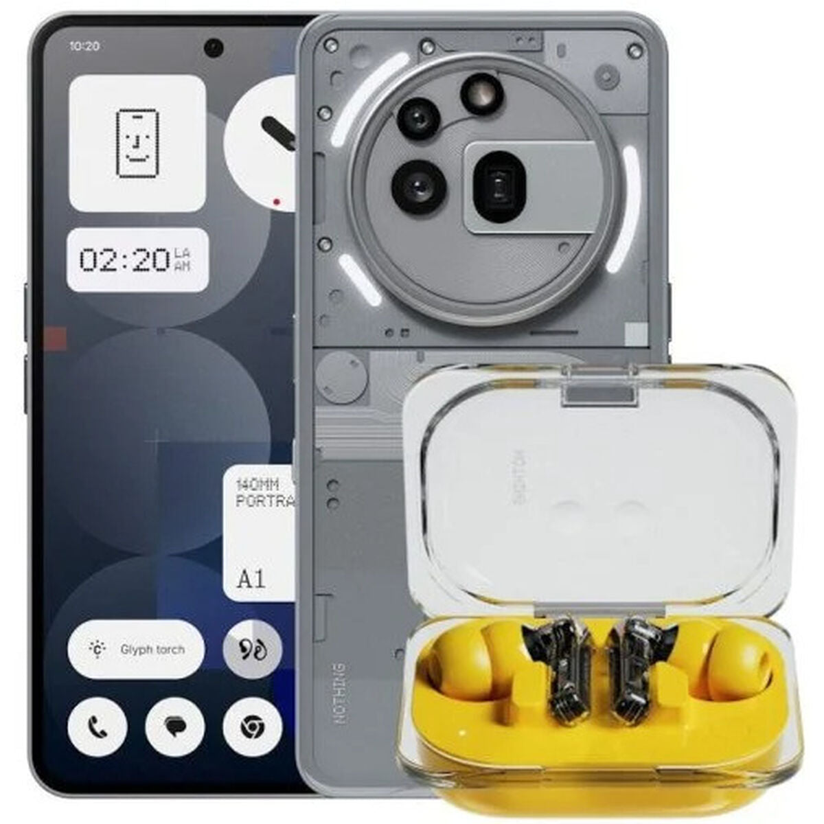 Smartphone Nothing A10400167-BUNDLE2 12 GB RAM 256 GB Yellow Grey-0